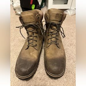 Timberland Earthkeepers #74134 Burnished Brown Leather 6 Inch Boots Men's sz 14